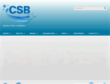 Tablet Screenshot of csbettonhandball.com